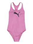 PUMA Maudymosi kostiumėlis orchidėjų spalva / juoda