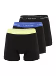 Calvin Klein Underwear Boxer trumpikės mėlyna / neoninė geltona / juoda / balta