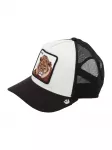 GOORIN Bros. Kepurė 'King' smėlio spalva / nebalintos drobės spalva / ruda / juoda