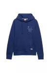 Superdry & Co Megztinis be užsegimo '1954' kobalto mėlyna / &scaron;viesiai pilka
