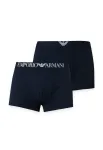 Emporio Armani Boxer trumpikės tamsiai mėlyna / balta