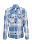 JACK & JONES Demisezoninė striukė 'JPRCCRoy' smėlio / sodri mėlyna (&bdquo;karali&scaron;ka&ldquo;) / natūrali balta