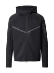 Nike Sportswear Džemperis 'Tech Fleece' tamsiai pilka / juoda