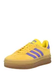 ADIDAS ORIGINALS Sportbačiai be auliuko 'GAZELLE BOLD' geltona / &scaron;afrano spalva / purpurinė