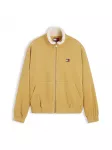 Tommy Jeans Demisezoninė striukė garstyčių spalva / balk&scaron;va