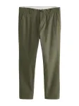 Next &bdquo;Chino&ldquo; stiliaus kelnės alyvuogių spalva