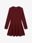 VERO MODA Megzta suknelė 'VMISLA' karmino raudona