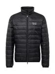EA7 Emporio Armani Žieminė striukė juoda / balta