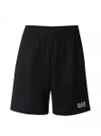 EA7 Emporio Armani Sportinės kelnės juoda / balta