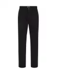 WE Fashion &bdquo;Chino&ldquo; stiliaus kelnės juoda