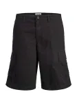 JACK & JONES Laisvo stiliaus kelnės 'JPSTCole Matty' juoda