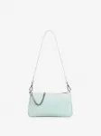 LANCASTER Paris Rankinė su ilgu dirželiu 'Lancaster Sac trotteur Zipp&eacute;e Suave Even Bleu Perle' mėlyna