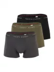 Tommy Hilfiger Underwear Boxer trumpikės grafito / alyvuogių spalva / juoda / balta