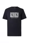 ARMANI EXCHANGE Mar&scaron;kinėliai kremo / mėlyna / tamsiai mėlyna