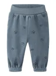 NAME IT Kelnės 'NBMNORDEN' melsvai pilka / juoda