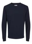 JACK & JONES Megztinis tamsiai mėlyna