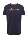 ALPHA INDUSTRIES Mar&scaron;kinėliai tamsiai mėlyna / ruda (konjako) / balta