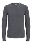 JACK & JONES Megztinis be užsegimo 'JJEEmil' tamsiai pilka