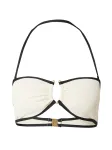 Seafolly Bikinio vir&scaron;utinė dalis smėlio spalva / juoda