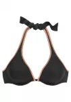 Bruno Banani Bikinio vir&scaron;utinė dalis bronzinė / juoda