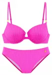 LASCANA Bikinis neoninė rožinė