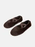L37 HANDMADE SHOES Loaferai 'BLACK LOTUS' ruda