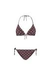 The Sunshine Brand Bikinio vir&scaron;utinė dalis 'Liz' ruda / balta