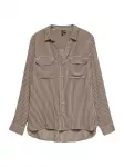 VERO MODA Palaidinė 'VMBUMPY' &scaron;okolado spalva / balta