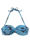 LASCANA Bikinio vir&scaron;utinė dalis 'Boho' tamsiai mėlyna