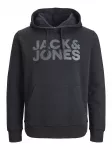 JACK & JONES Megztinis be užsegimo juoda
