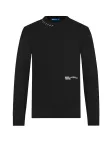 KARL LAGERFELD JEANS Megztinis juoda / balta