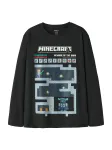 NAME IT Mar&scaron;kinėliai 'NKMAr Minecraft' opalo / tamsiai mėlyna / juoda / balk&scaron;va