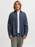JACK & JONES Mar&scaron;kiniai 'JJCarter' tamsiai mėlyna / tamsiai mėlyna / balta