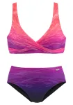 LASCANA Bikinis purpurinė / tamsiai violetinė / rožinė