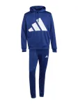 ADIDAS SPORTSWEAR Sportinis kostiumas 'BIG LOGO HOODED' tamsiai mėlyna / balta