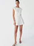 BWLDR Suknelė 'EDENA MINI DRESS' balta