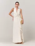 S&aacute;vel Vakarinė suknelė 'HENNIE MAXI DRESS' balta