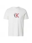 Calvin Klein Jeans Mar&scaron;kinėliai raudona / juoda / balk&scaron;va