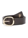 TOMMY HILFIGER Diržas 'Sculpted Buckle' ruda