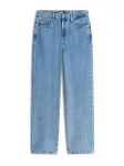 Tommy Jeans Džinsai 'Mid Rise Slim Straight' tamsiai (džinso) mėlyna