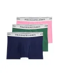 Polo Ralph Lauren Boxer trumpikės 'Classic' tamsiai mėlyna / žalia / &scaron;viesiai rožinė / balta