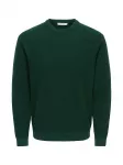 Only & Sons Megztinis 'ONSTony' tamsiai žalia