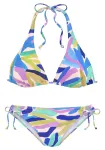s.Oliver Bikinis mėlyna / geltona / rožinė / balta