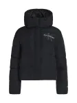 Calvin Klein Jeans Žieminė striukė tamsiai žalia / juoda / balta