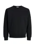 JACK & JONES Megztinis be užsegimo 'JJCleveland' juoda