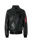 ALPHA INDUSTRIES Demisezoninė striukė juoda