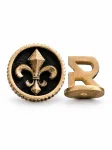 REYTEL Auskaras 'FLEUR DE LIS' aukso geltonumo spalva
