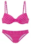 VIVANCE by LASCANA Bikinis rožinė / balta