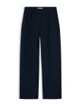TOMMY HILFIGER Klostuotos kelnės 'Blend Tailored Wide Leg' tamsiai mėlyna jūros spalva