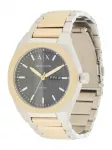 ARMANI EXCHANGE Analoginis (įprasto dizaino) laikrodis 'Sync' auksas / juoda / sidabrinė